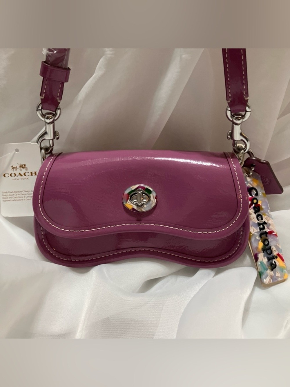 Coachtopia Mini Wavy Dinky Bag Lilac